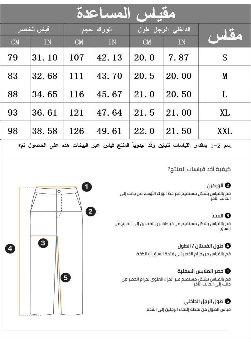 شورت برمودا كاجوال أسود رجالي بطيات أمامية وخصر مطاطي جزئياً قصة أنيقة - Image 4